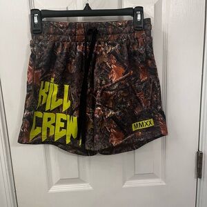 Kill Crew Women's Camo Athletic Shorts Muay Thai